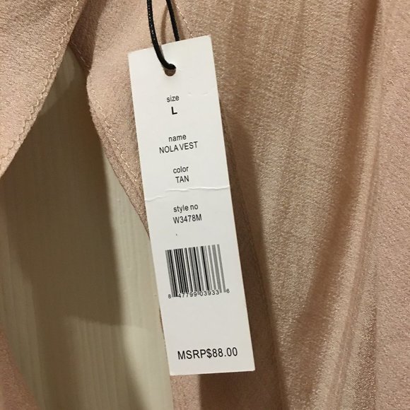 W118 by Walter Baker NOLA Vest - Picture 7 of 10